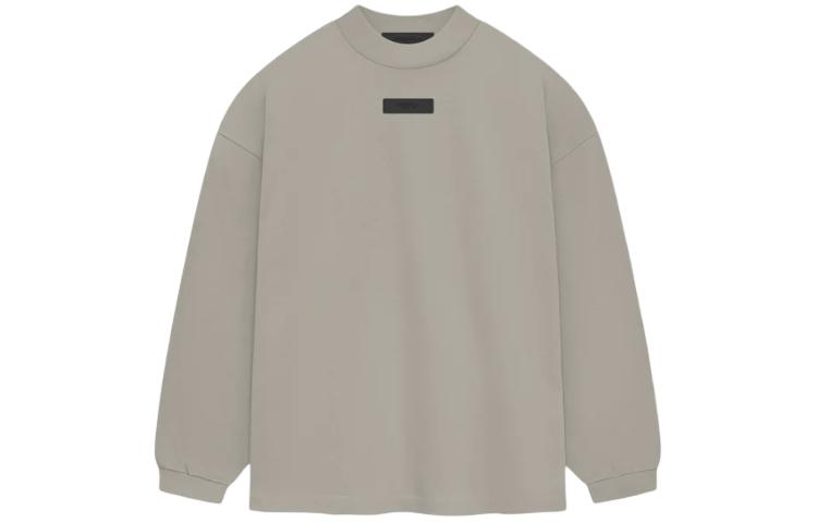 

Футболка с логотипом Fear Of God Essentials, хлопковый свитшот, тюленье серое