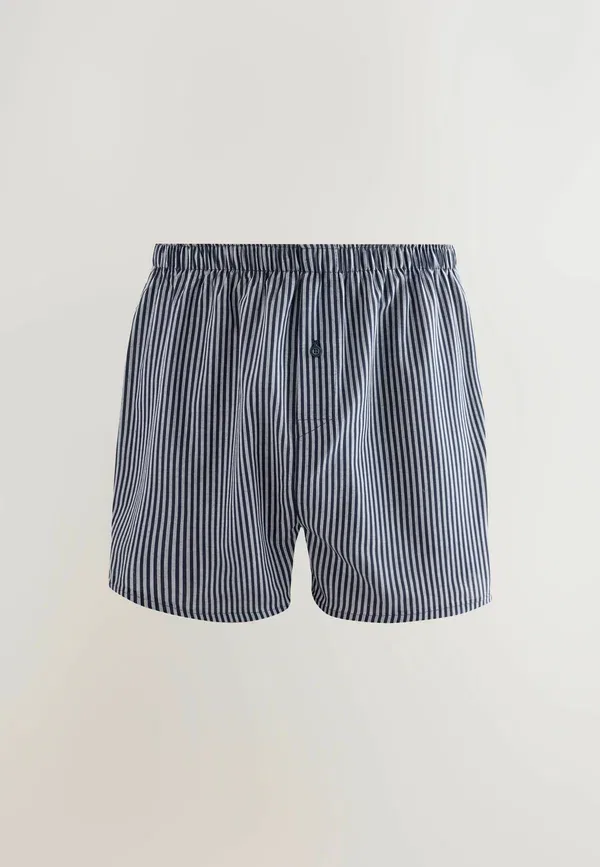 Комплект боксеров из 4 штук, хлопок, Striped, Next, темно-синий — фото 2