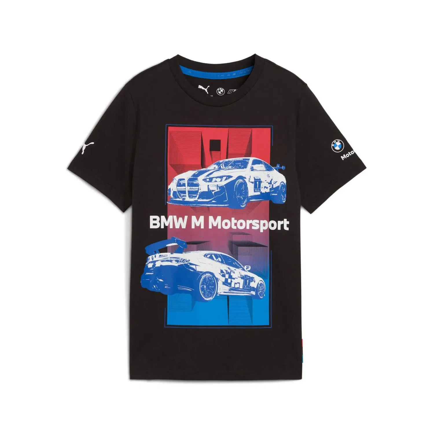 Детская футболка Puma BMW MMS Block, Черный