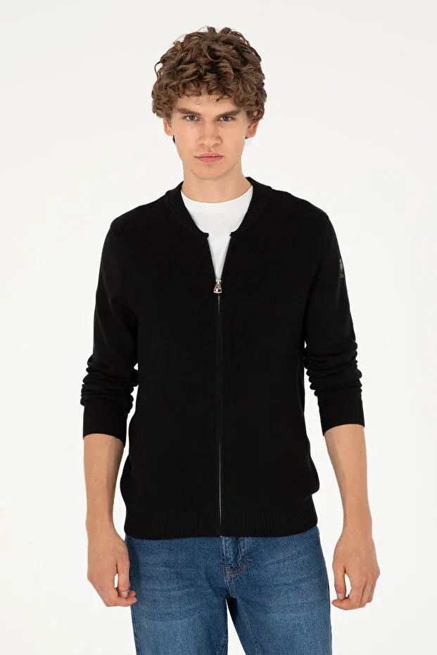 Мужской кардиган базовый U.S. Polo Assn., Black