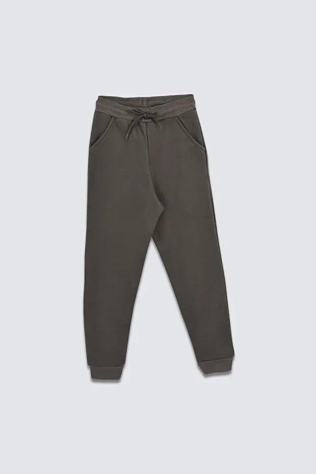Детские спортивные штаны для девочек с утеплением Zuzunga, Khaki