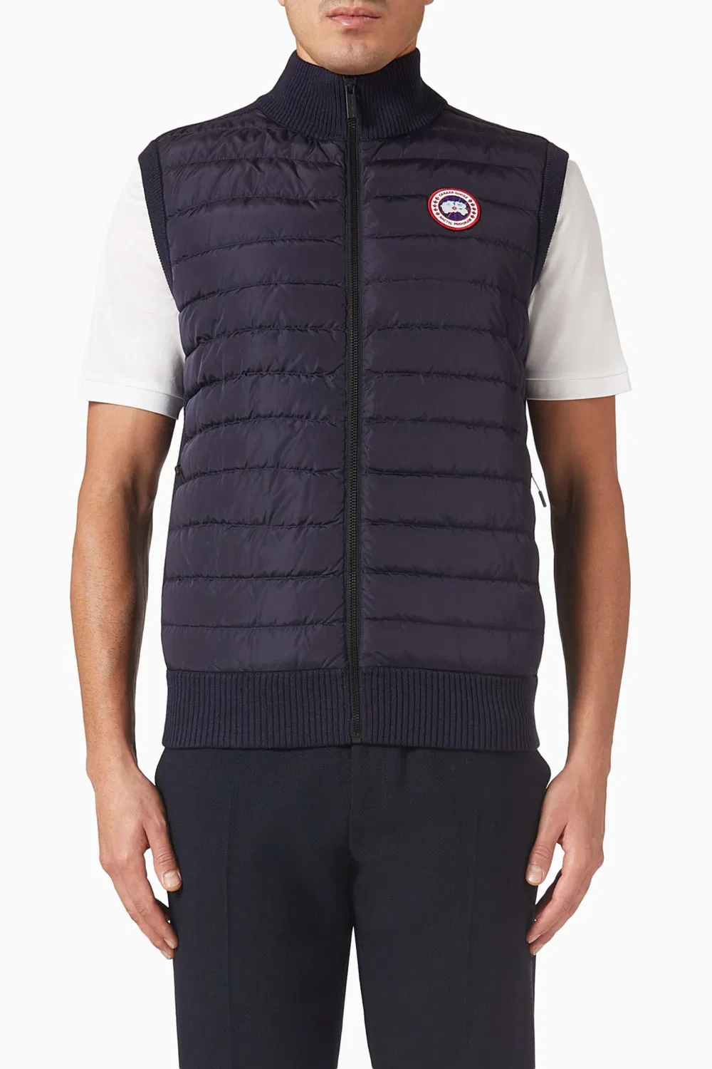 Жилет вязаный HyBridge Canada Goose, синий