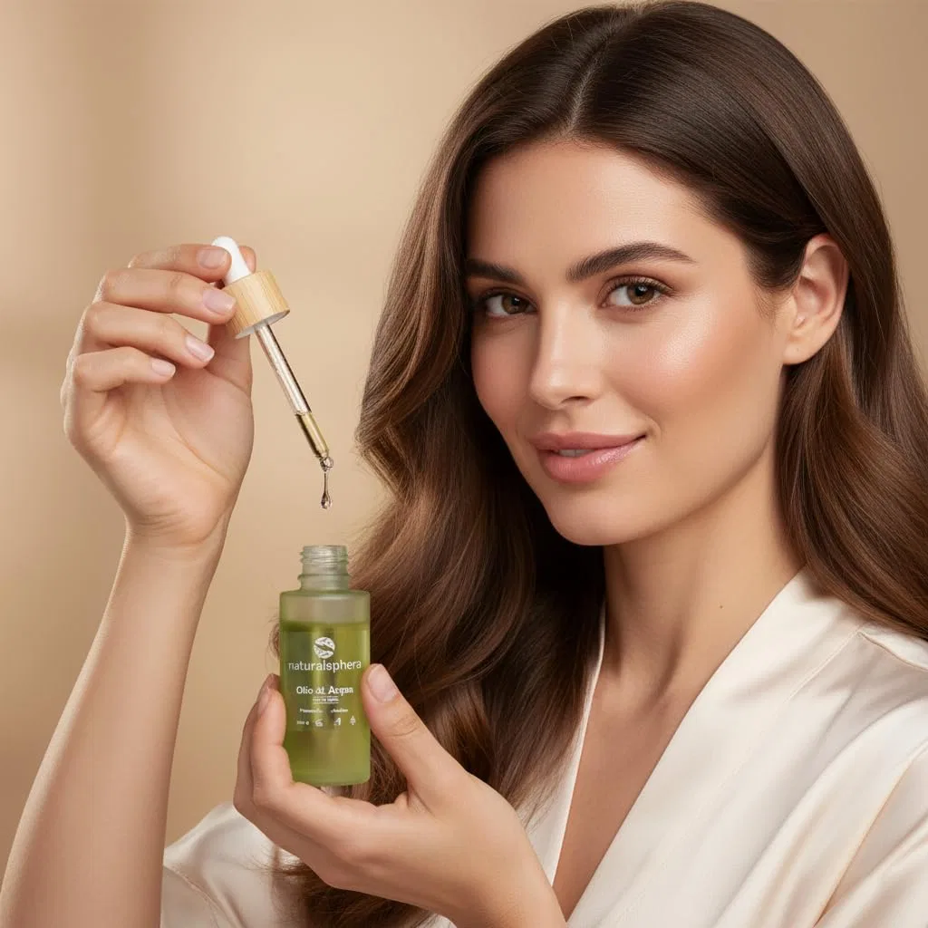 Масло для лица и тела Organic Argan Oil, NATURALSPHERA, 50 мл — фото 4