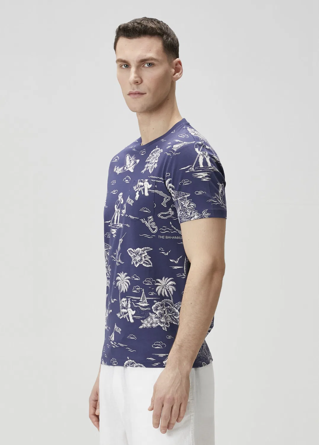 Футболка Polo Ralph Lauren, синяя — фото 3