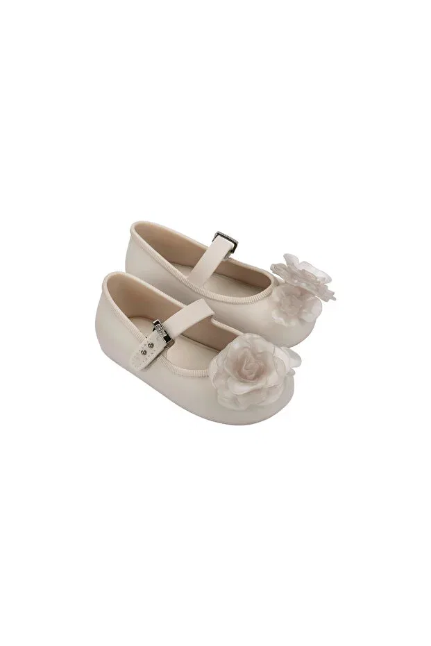 Детские балетки для девочек с принтом Mini Melissa, Beige