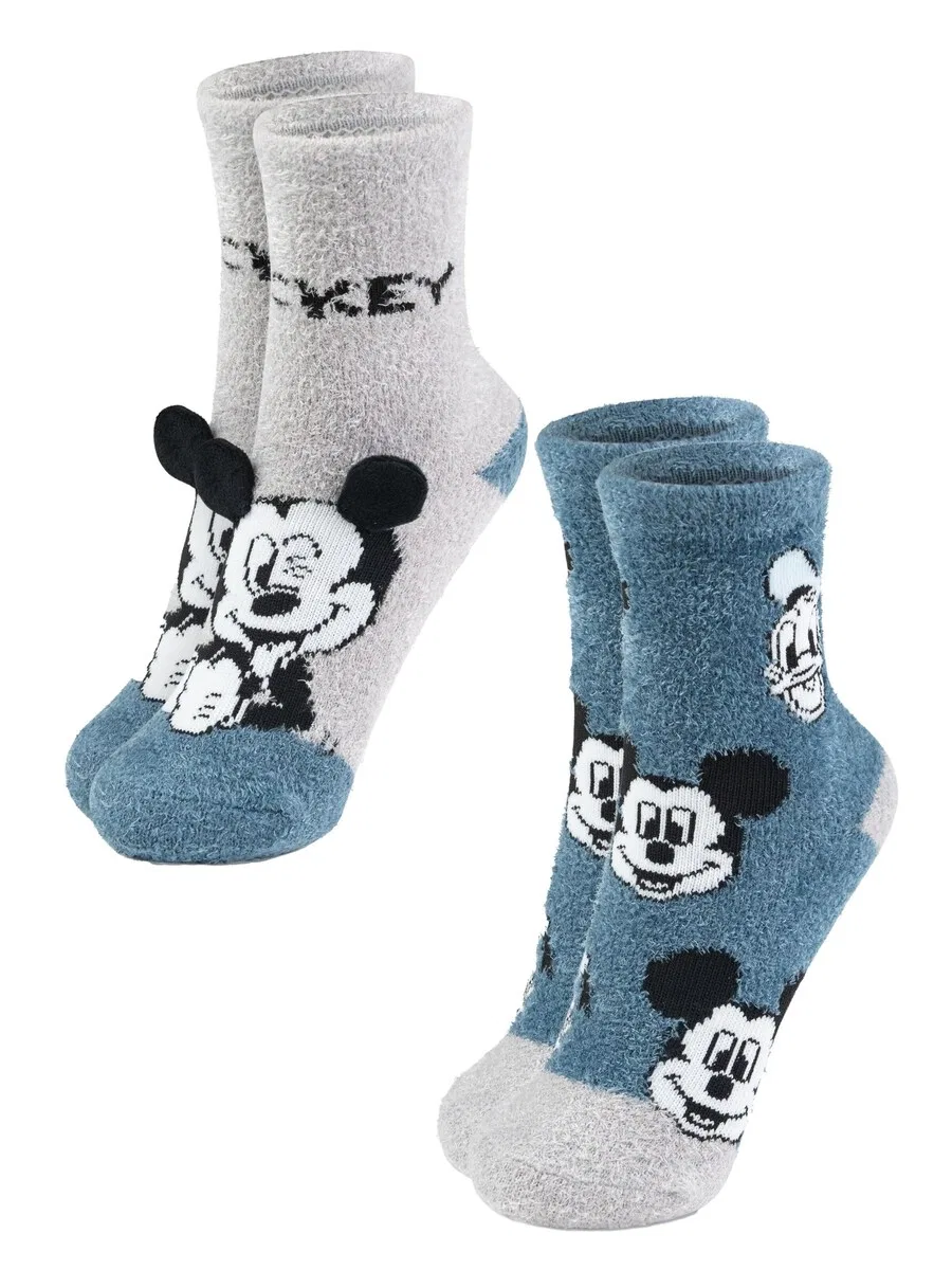 Носки MICKEY MOUSE, '3D ABS Kuschelsocken', разных цветов