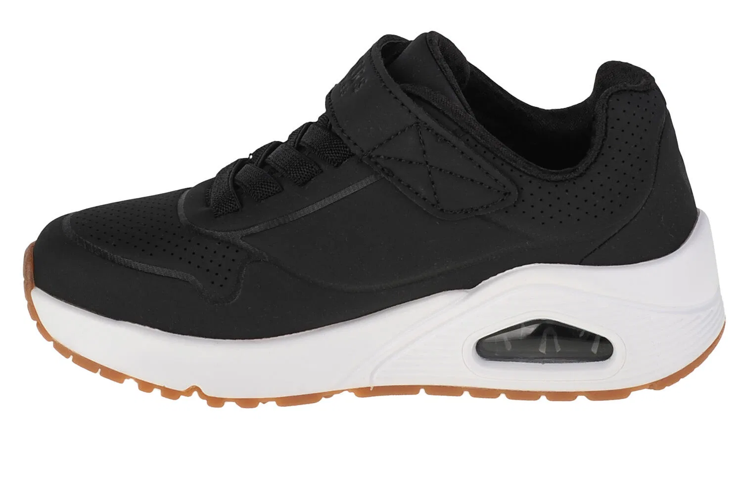 Детские кроссовки для мальчиков с технологией Air Cooled Uno Air Blitz Skechers, Schwarz Weiss — фото 2