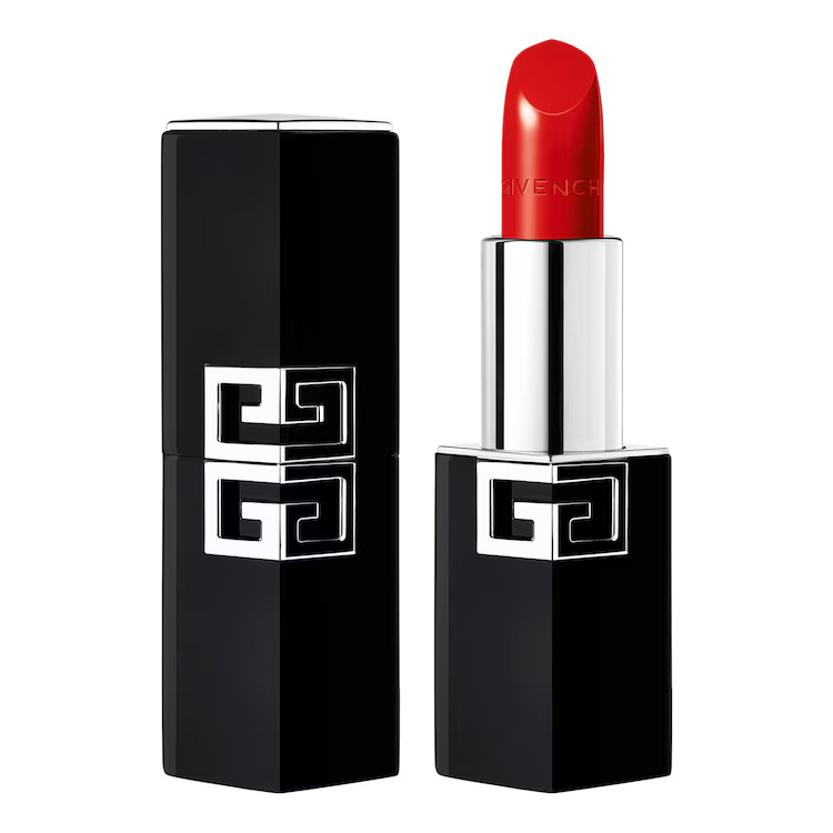 Сатиновая помада Givenchy Le Rouge Satin Silk, тон R28 - Carmine Lace