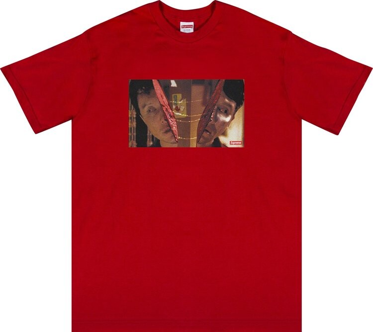 

Футболка Supreme Split Tee 'Red', красный