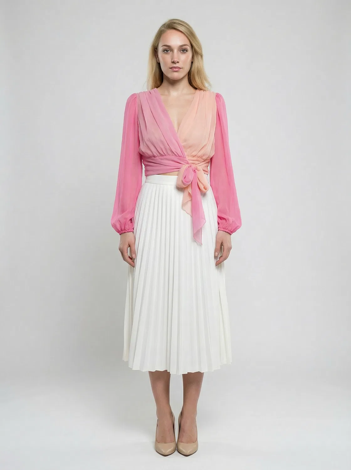 Женская футболка из шелка Pink Silk T-Shirt Dolce & Gabbana, Pink