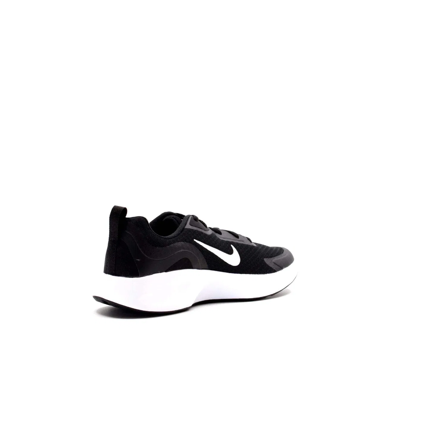 Детские кроссовки для мальчиков с шнуровкой Wearallday (GS) NIKE, Black White — фото 4