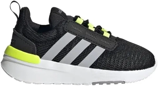 Детские кроссовки для мальчиков с шнуровкой Racer TR21, Black/Halo Silver/Solar Yellow — фото 2