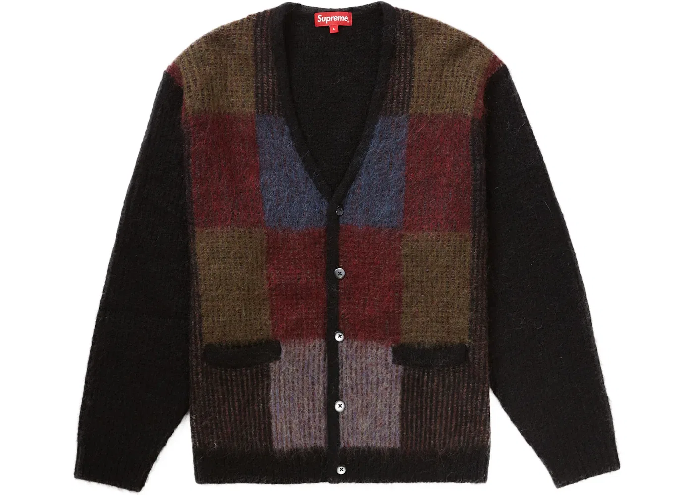 Мужской кардиган с принтом Cardigan Supreme, Black
