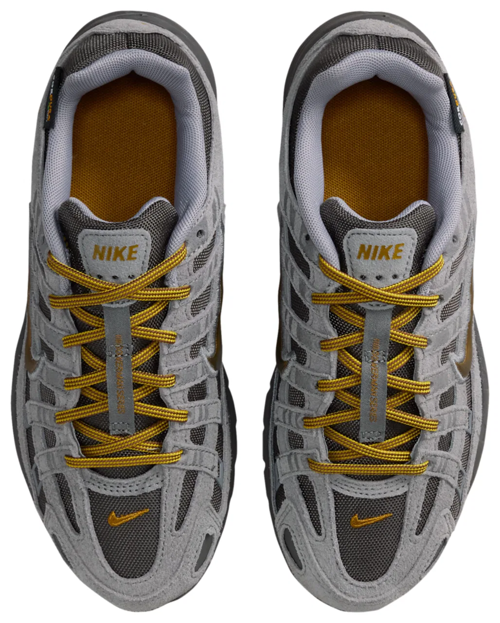 Кроссовки для мальчиков P-6000 Premium Nike, цвет Golden Hops/Pencil Point/Medium Ash — фото 4