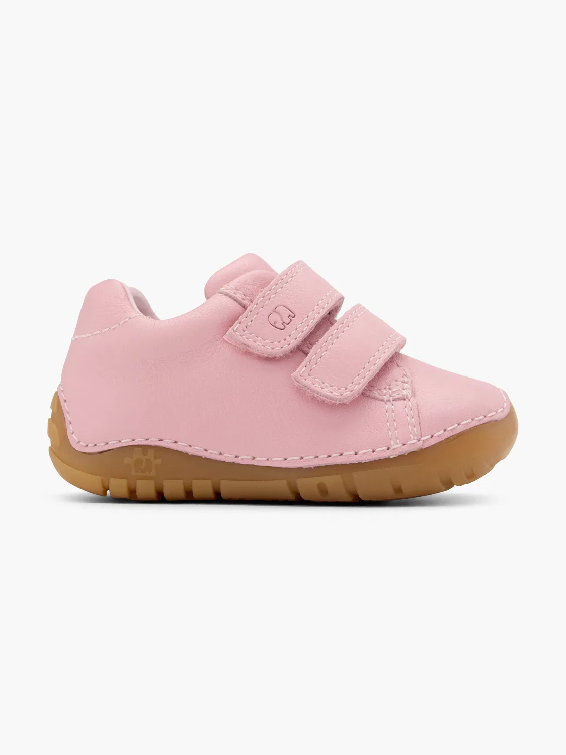 Детские полуботинки на липучке Elefanten, цвет Rose Gold