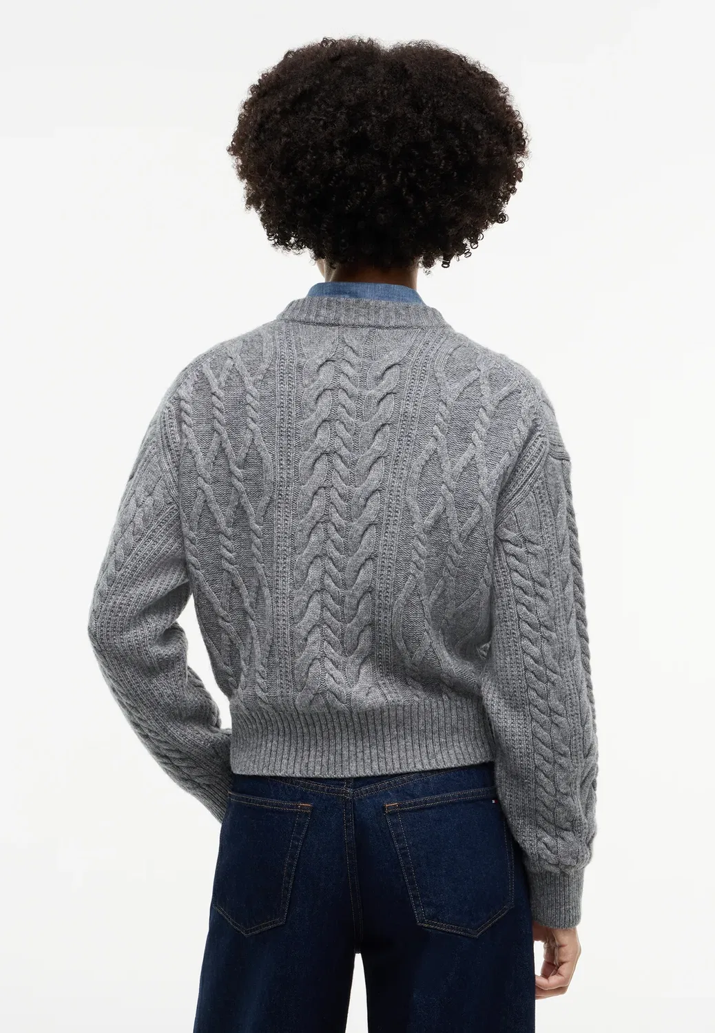 Кабельная стяжка Txtrl c-nk swt - перемычка Tommy Hilfiger, Medium Grey Heather — фото 3