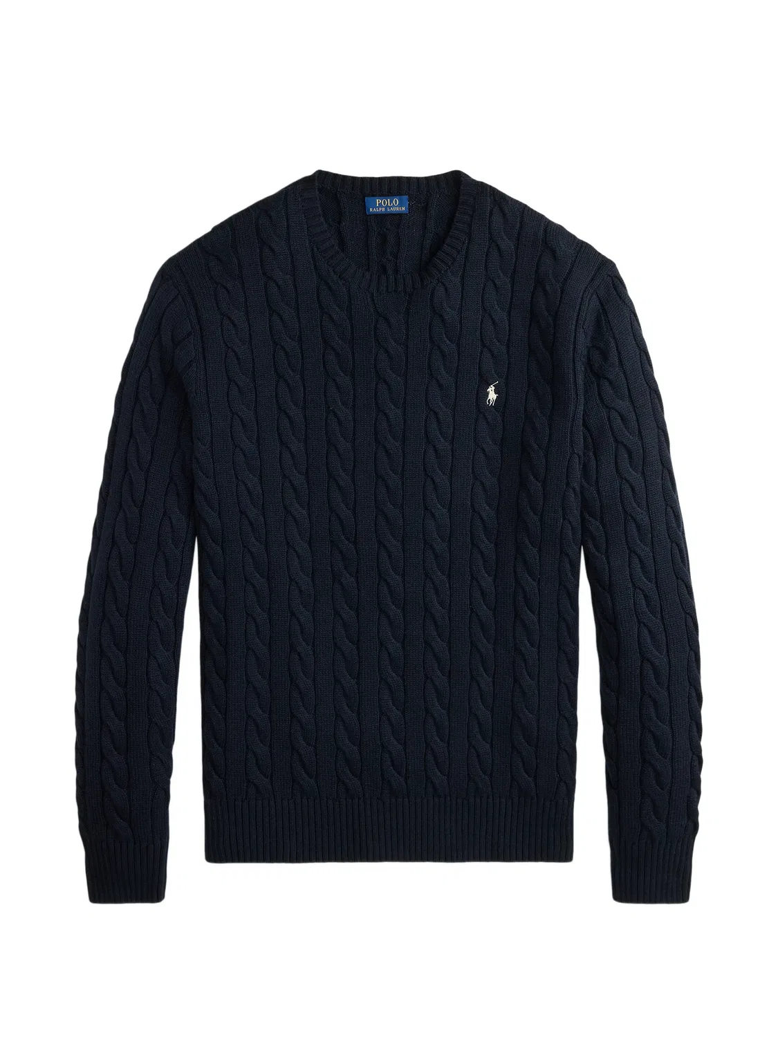 Polo Ralph Lauren Свитер с аранами, синий
