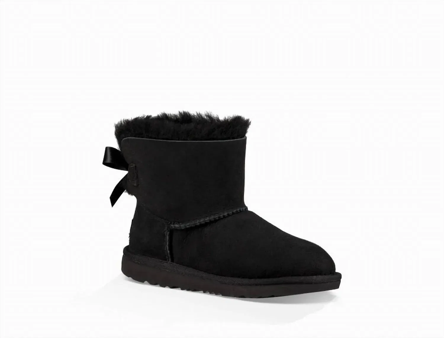 Детские зимние ботинки UGG Mini Bailey Bow II, черный