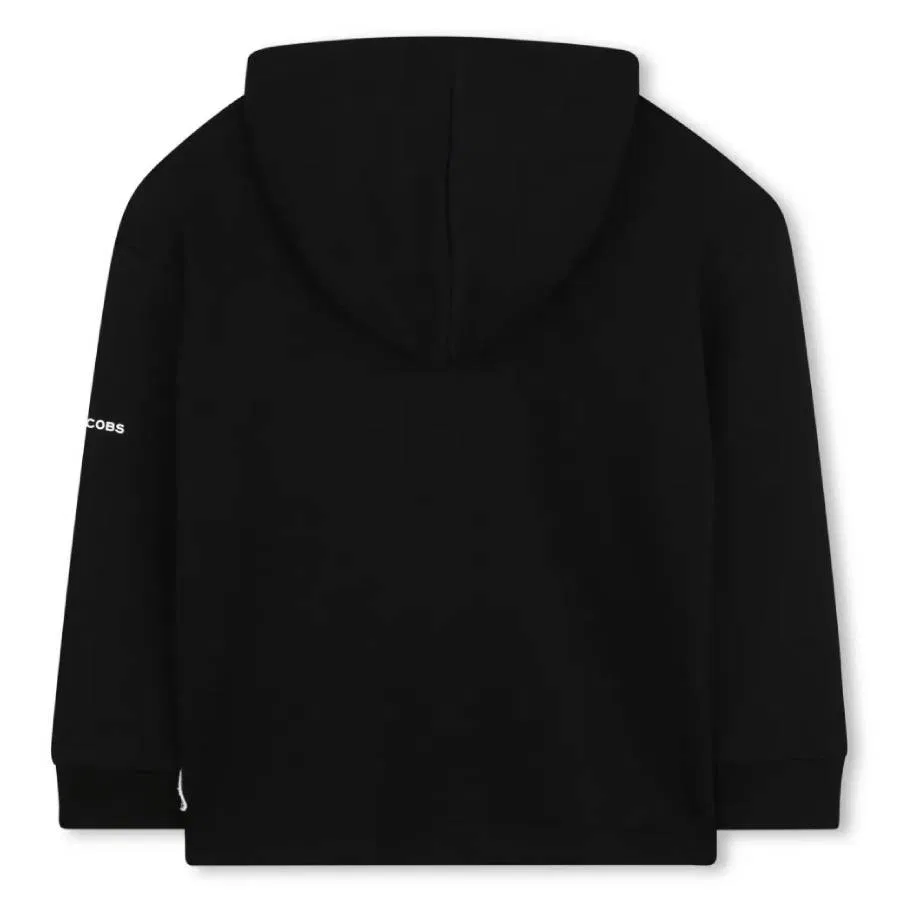 Худи с принтом Jumbled Logo Little Marc Jacobs, Black — фото 2