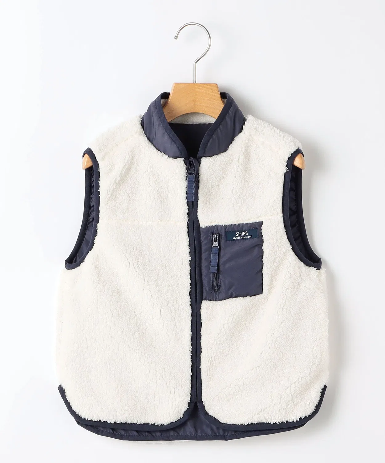 Детский жилет без рукавов двусторонний SHIPS, Off White