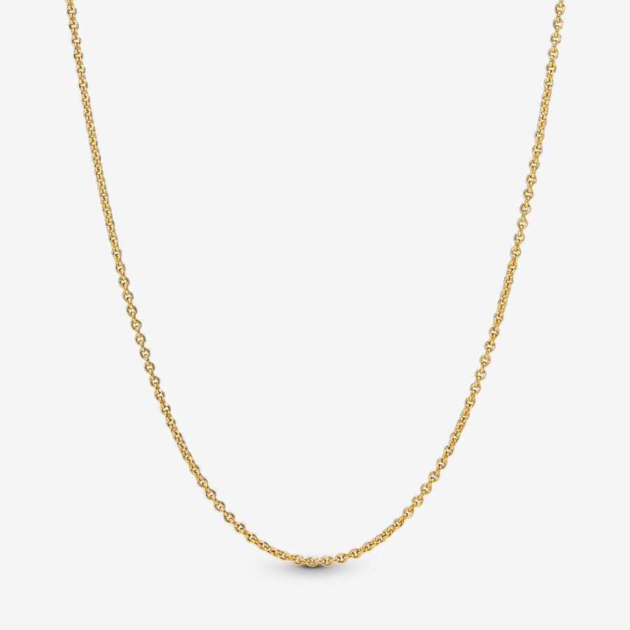

Колье-цепочка Pandora Classic Cable, золотой