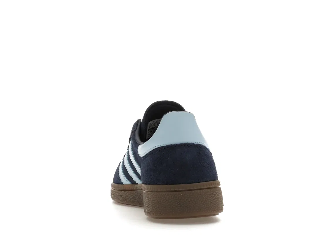 Детские кроссовки с замшевым верхом Adidas Handball Spezial, Collegiate Navy Clear Sky Gum — фото 4