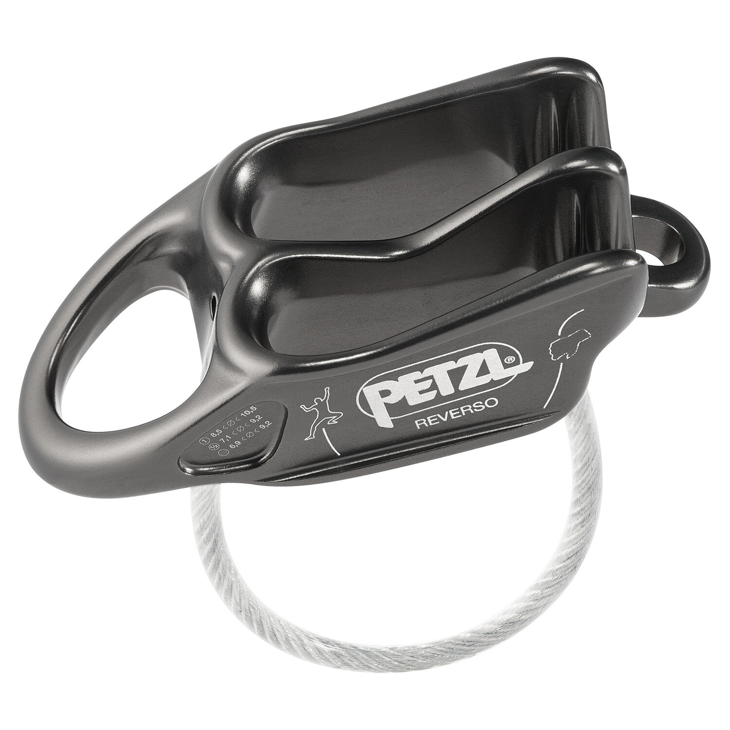 

Страховочно-спусковая система Petzl Reverso, серый