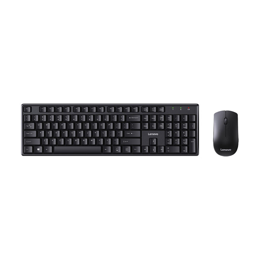 

Комплект периферии Lenovo MK23, (клавиатура + мышь), беспроводной, черный