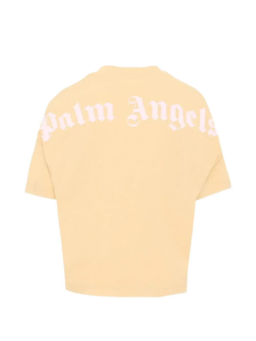 Футболка с короткими рукавами и логотипом Palm Angels Kids, желтый — фото 2
