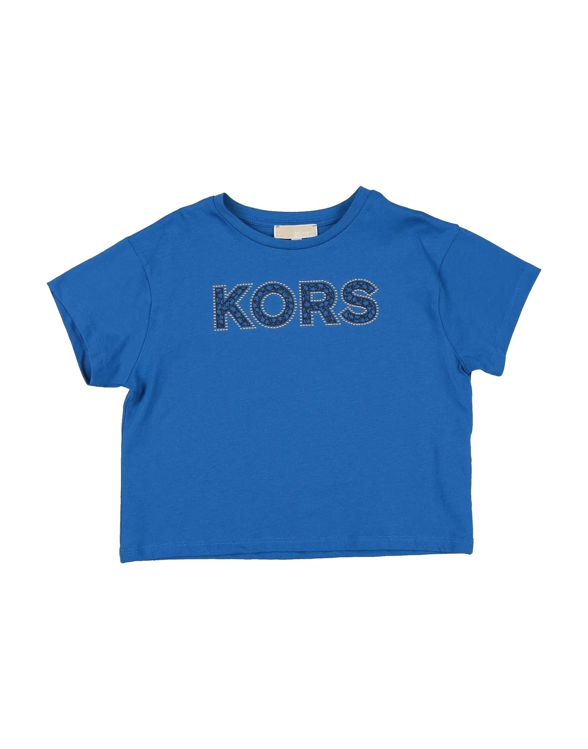 Детская футболка для девочек с принтом Michael Kors Kids, синий