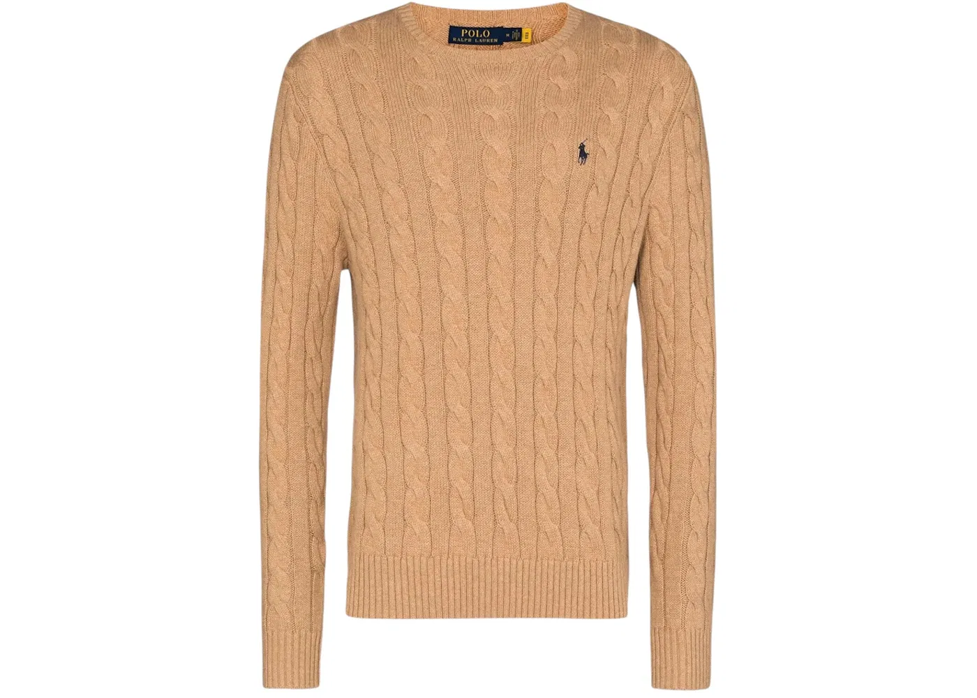 Мужской свитер с длинным рукавом Sweater Polo Ralph Lauren, Camel Melange