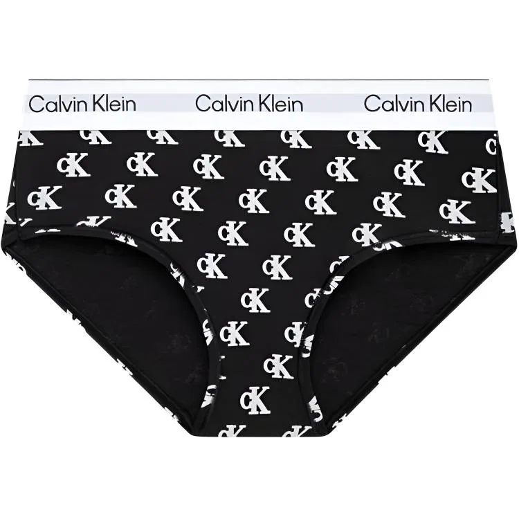 Женские трусы хлопковые Calvin Klein, Space Black