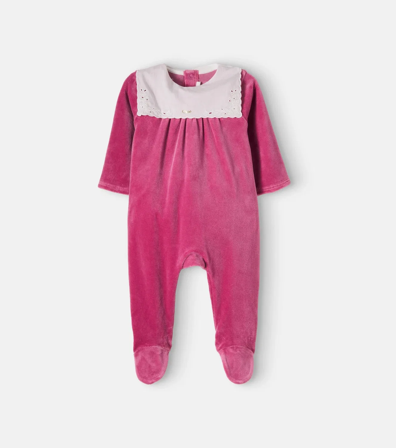 Комбинезон хлопковый Chloé Kids, розовый