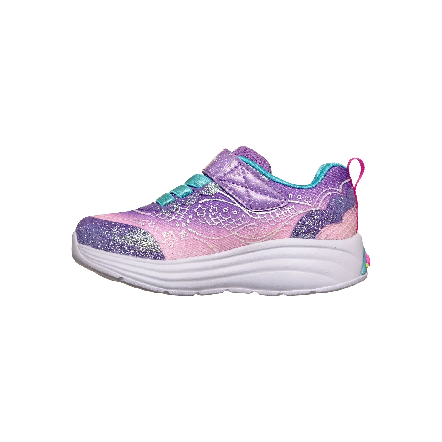 Кроссовки детские с шнуровкой My Dreams Lil Mermaid Skechers, лавандовый