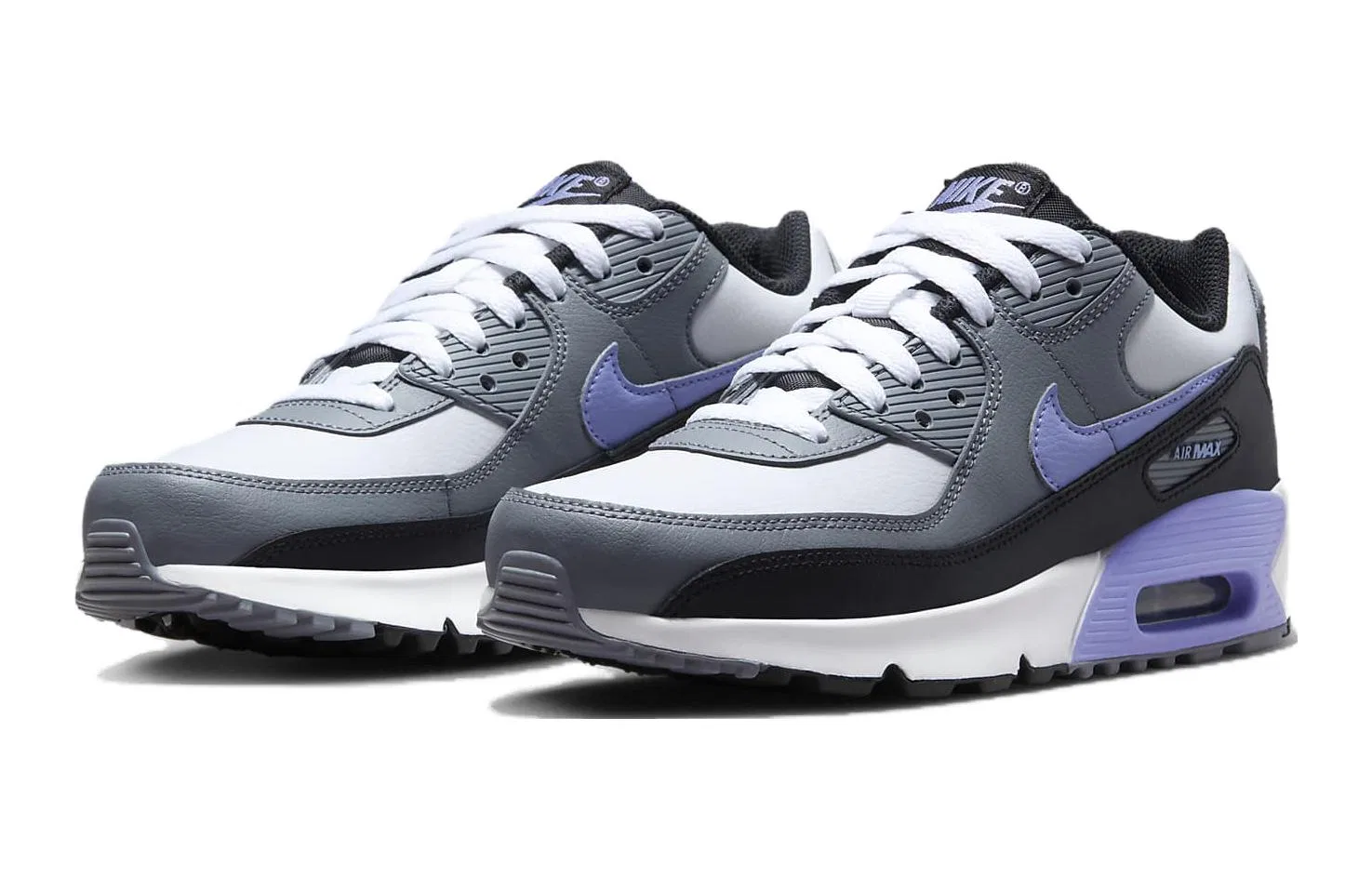 Детские кроссовки с кожаным верхом Air Max 90 Leather GS 'Light Thistle' Nike — фото 4