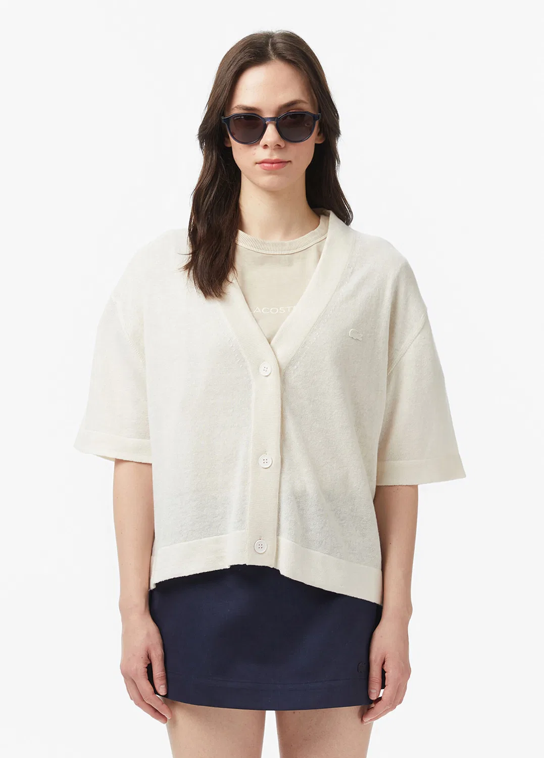 Кардиган Lacoste, кремовый