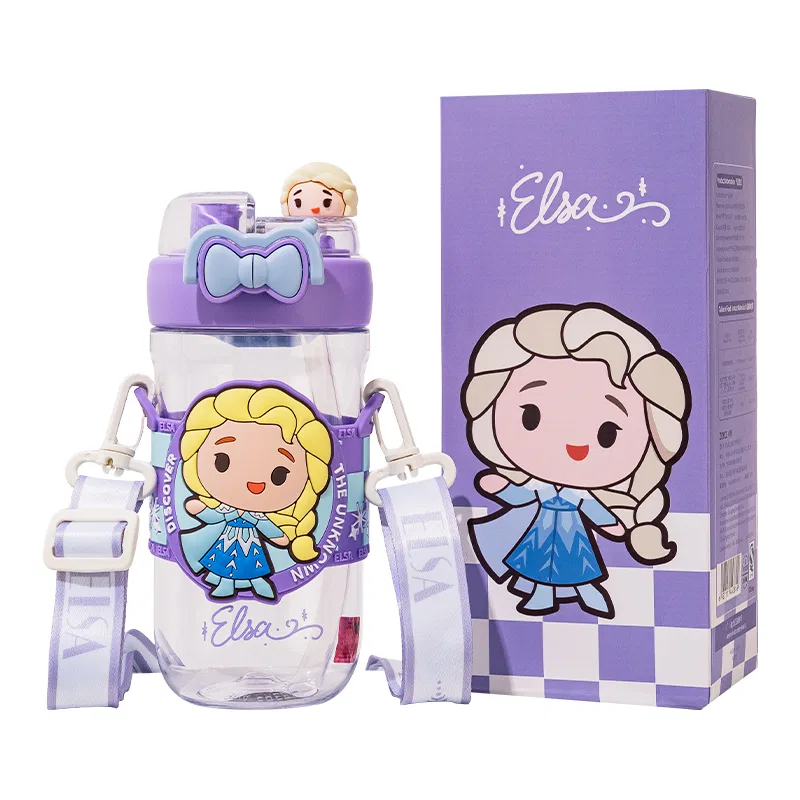 Детская бутылка для воды с принтом 600 мл Disney Frozen