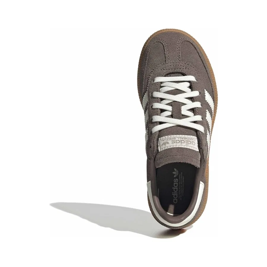Детские спортивные кроссовки с замшевым верхом Handball Spezial C adidas, Коричневый — фото 3