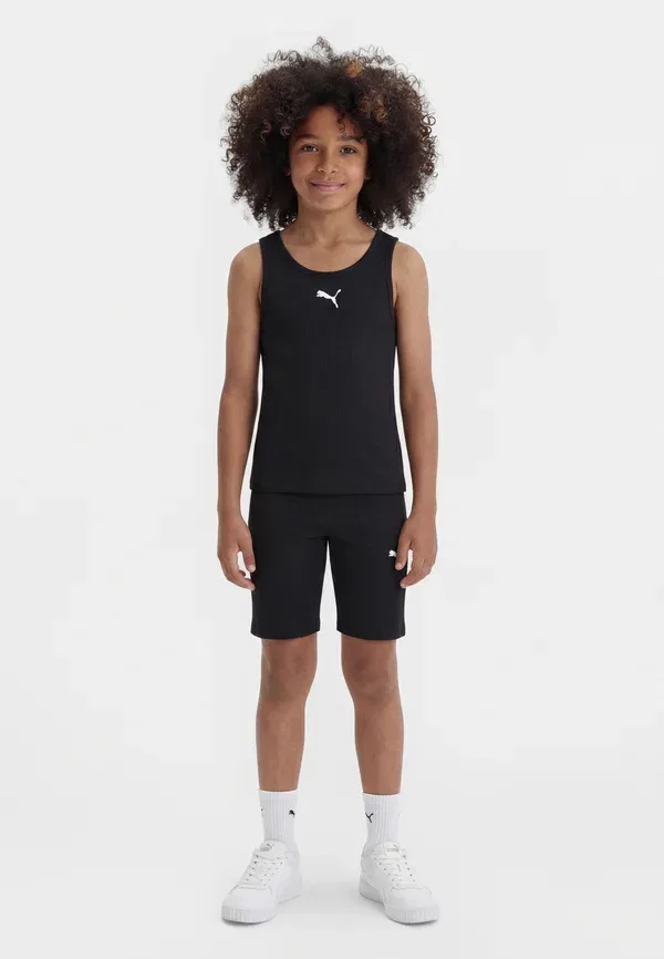 Спортивный костюм из полиэстера и хлопка Set Puma, черный