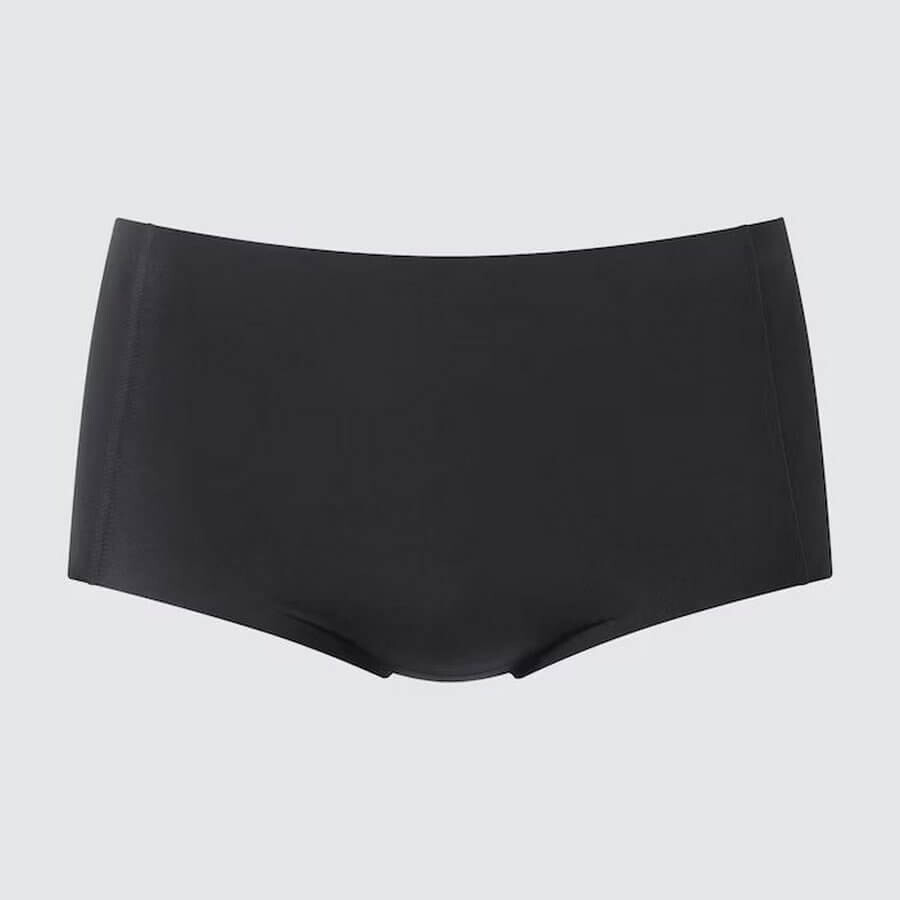 

Бесшовные трусы с высокой талией Uniqlo AIRism Triangle, черный