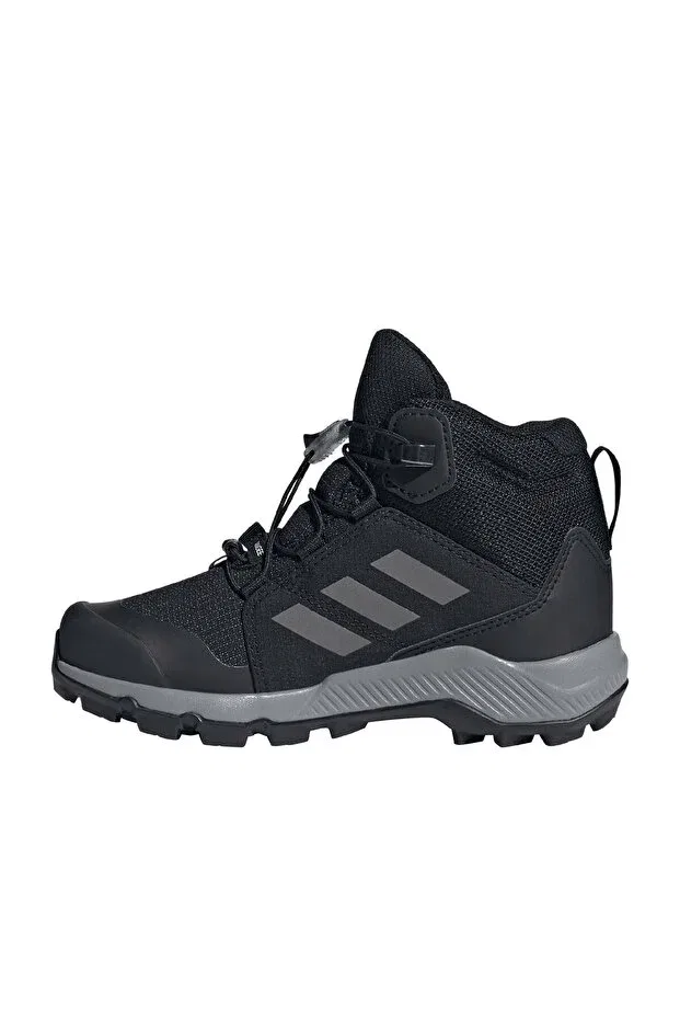 Детские ботинки для девочек с коротким каблуком Terrex Gore-Tex Black Outdoor Boots Adidas, Black — фото 2