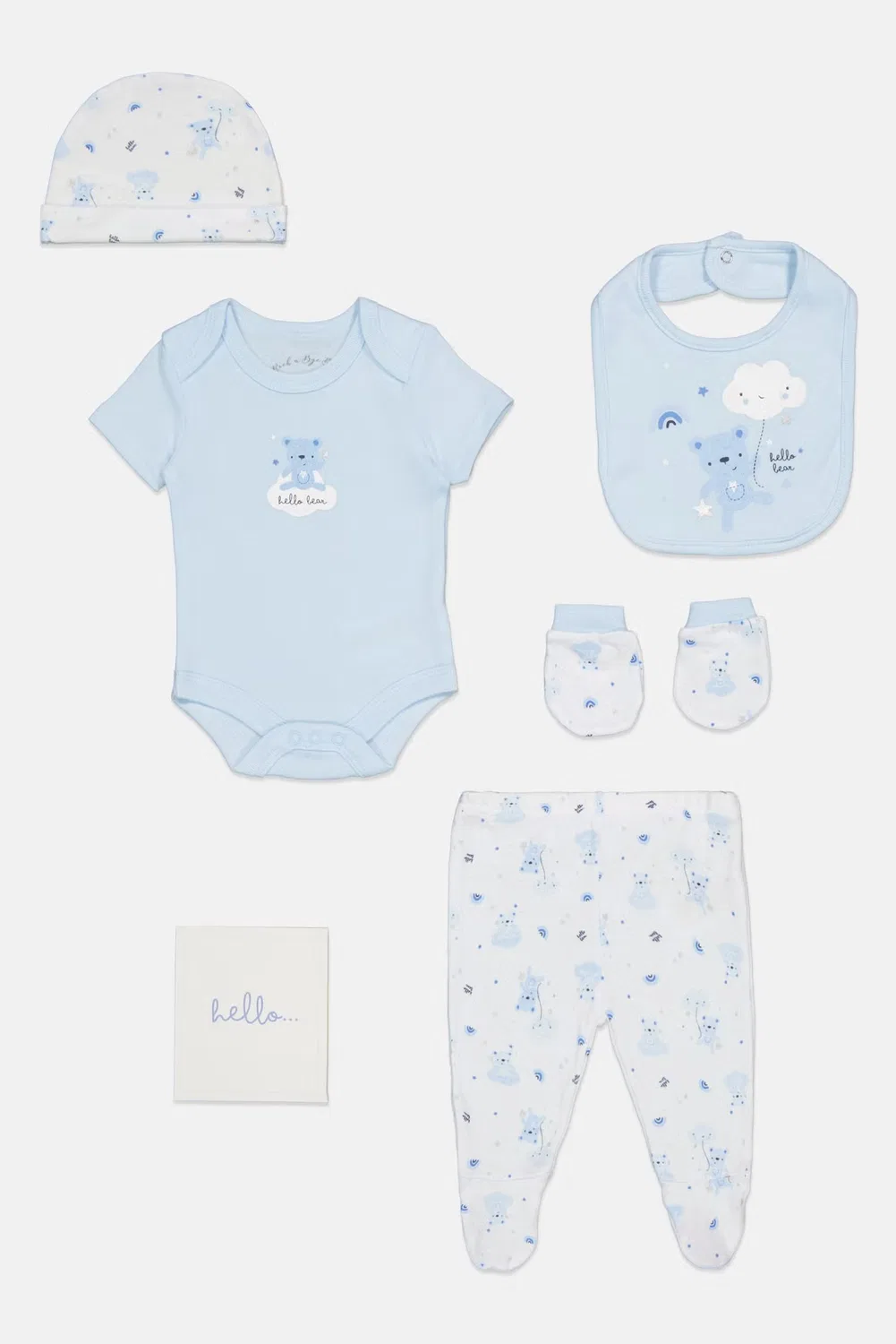 Комплект детский из 6 предметов Rock-A-Bye Baby Boutique, разноцветный — фото 4