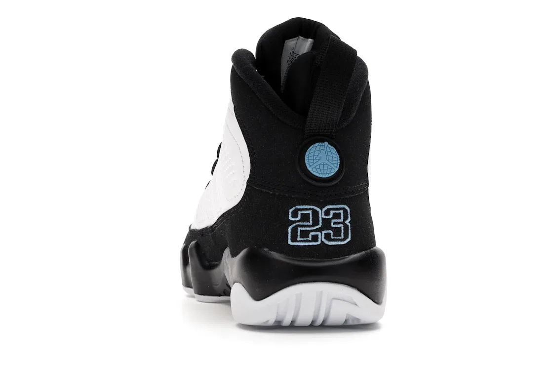 Детские кроссовки Lifestyle с принтом Jordan 9 Retro Jordan, White/University Blue-Black — фото 4