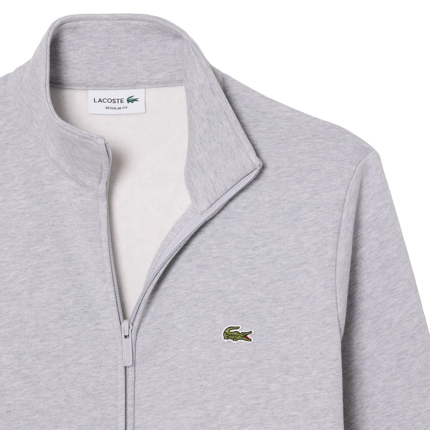 Свитшот с длинным рукавом Lacoste, светло-серый — фото 2