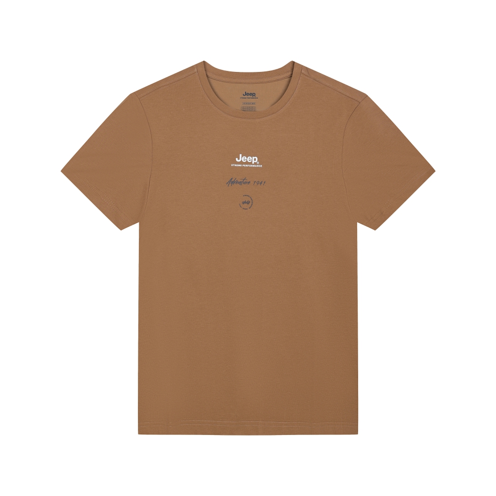 

Футболка с втачным рукавом унисекс Jeep, мокко, Коричневый, Футболка с втачным рукавом унисекс Jeep, мокко