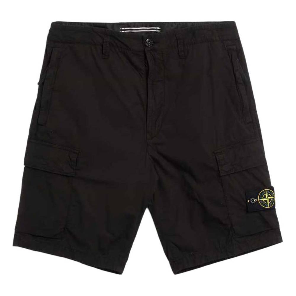 Шорты Stone Island Compass-badge, черный