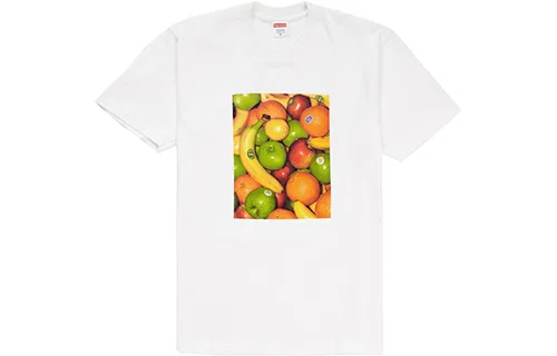 Мужская футболка с принтом Fruit Tee Supreme, Черный