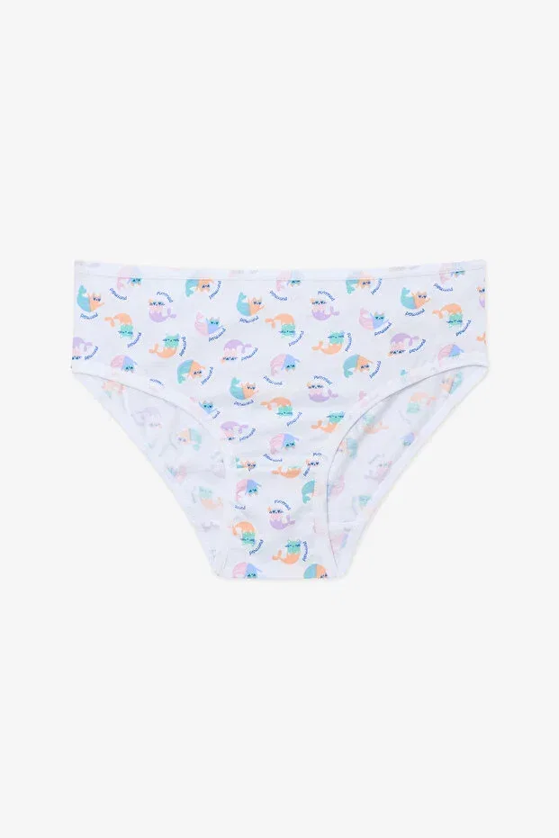 Детские трусы для девочек с принтом Purrmaid Penti, Multicolor — фото 3