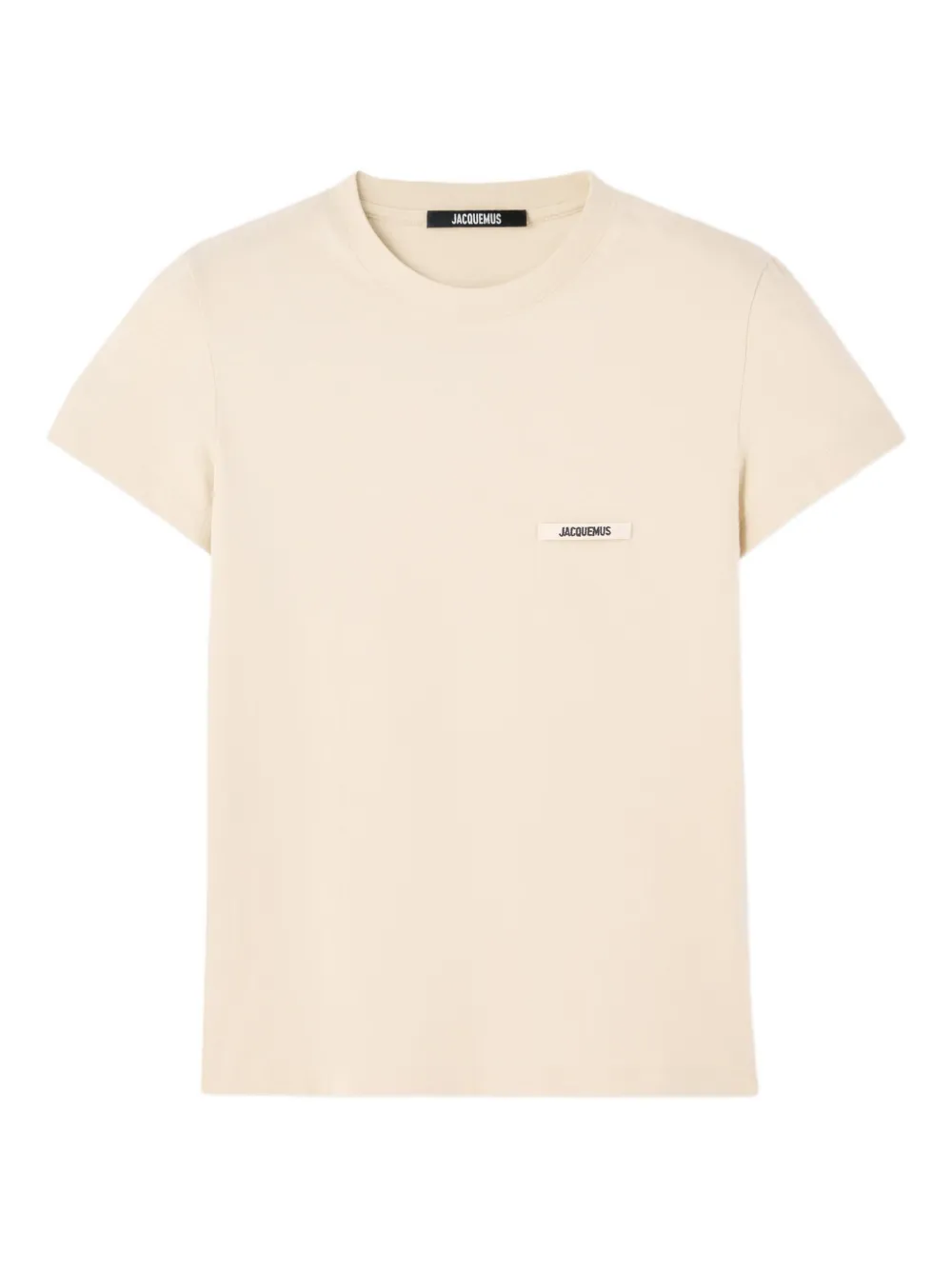 

Футболка с нашивкой-логотипом JACQUEMUS, нейтральный