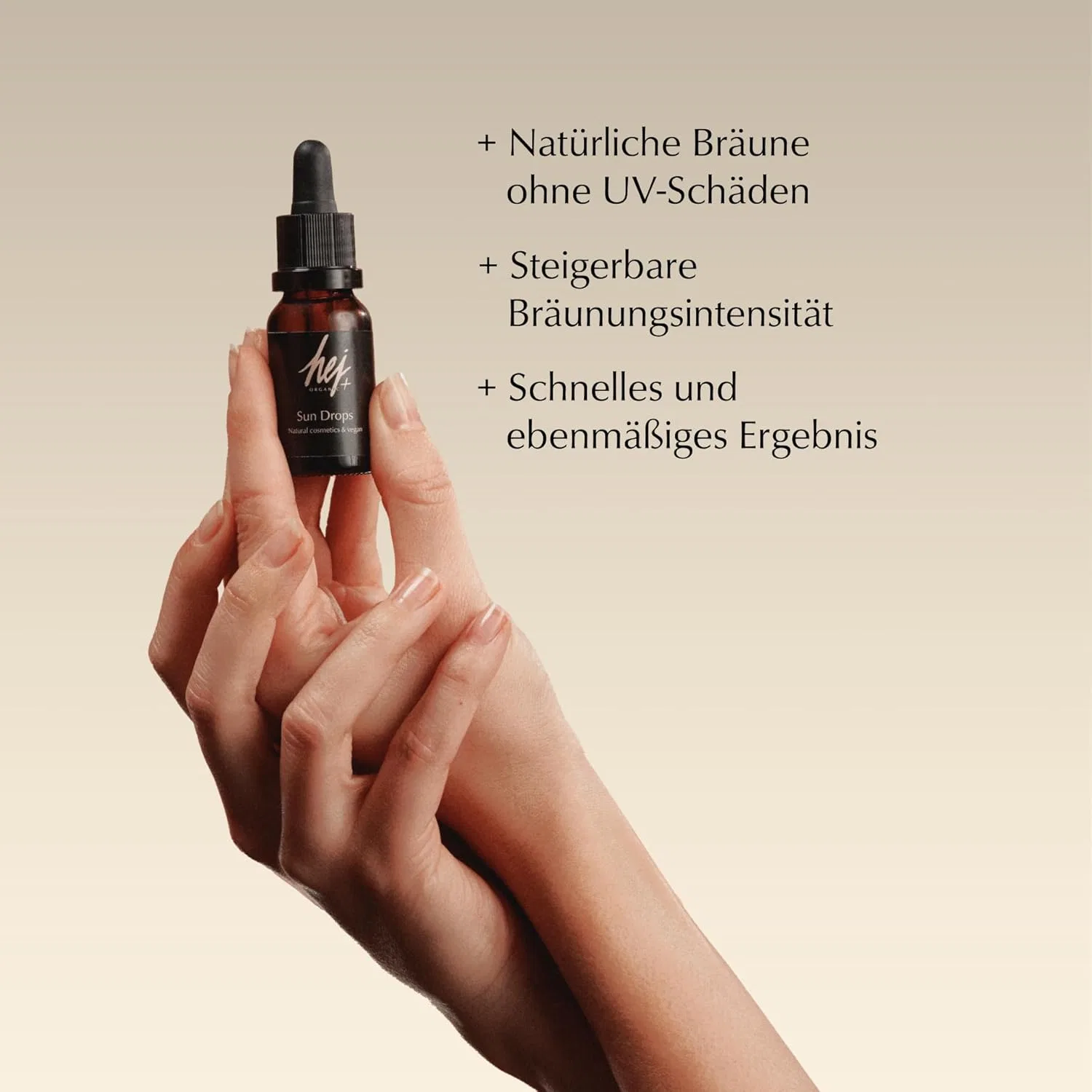 Капли-автозагар Hej Organic Sun Drops (15 мл) с DHA и алоэ вера Hej Organic — фото 2